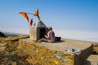 Wether you're in trouble or not, you can stop and pray your god